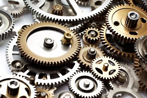 機器部件工廠工業(yè)機械齒輪零件攝影圖片 攝影圖